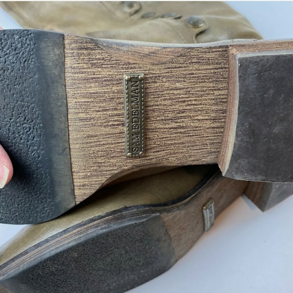 Sam Edelman Pierce olive green knee high boots. Leather - Picture 8 of 9